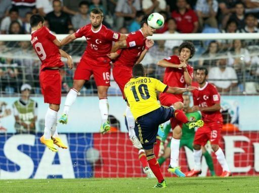Colombia encarrila el pase a octavos con triunfo1-0  ante Turquía