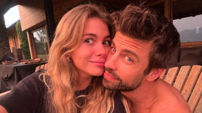 Piqué desbordando su muestra de amor con Clara Chía.