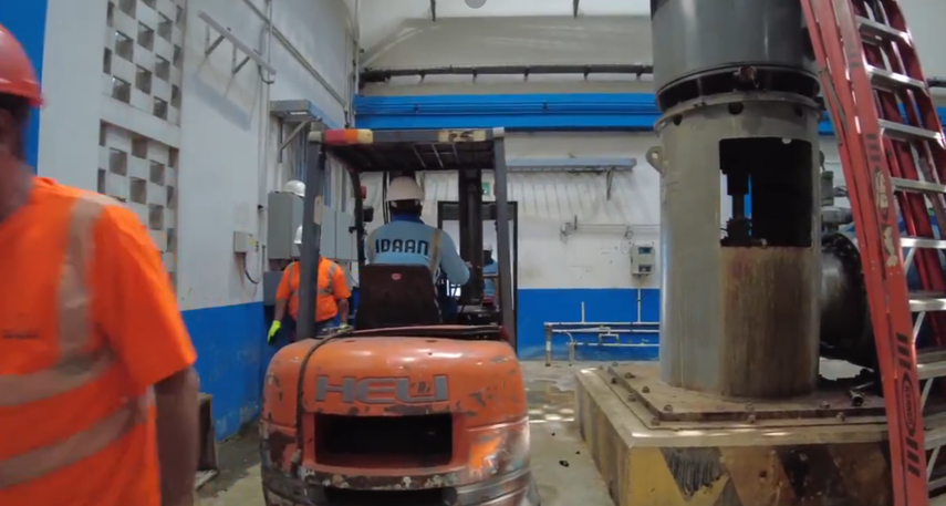 IDAAN inicia trabajos en la potabilizadora de Chilibre.