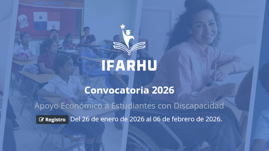 Becas del IFARHU: inscripción para personas con discapacidad Becas del IFARHU: inscripción para personas con discapacidad