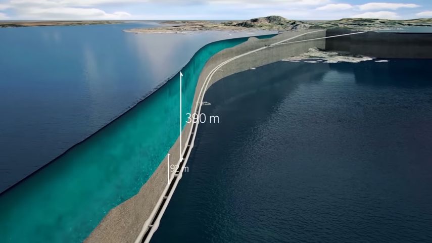Simulación del Rogfast por la Administración Noruega de Carreteras Públicas.
