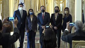 Toma de posesión de Giselle González como ministra de Cultura.