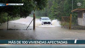 Más de 100 viviendas afectadas por inundaciones en Chiriquí Grande