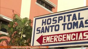 Continúan las investigaciones tras el asesinato de un hombre en el Hospital Santo Tomás.