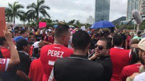 Atletas panameños protestan contra la corrupción en el Día de la Independencia