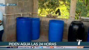 Residentes de Panamá Oeste invierten en tanques de reserva por falta de agua