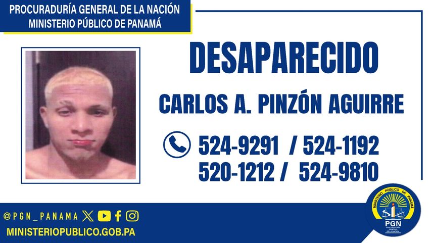 Ministerio Público solicita ayuda para localizar a joven desaparecido