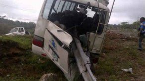 Autobús con trabajadores de PPC se accidentó en Colón