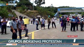 Realizan protesta en la Vía Panamericana para exigir construcción de carreteras