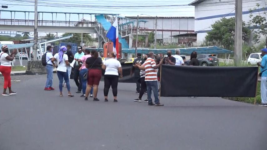 Protestas en la provincia de Colón.