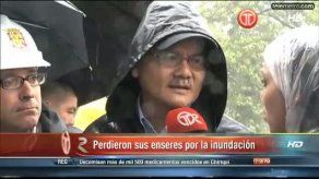 Debido a las fuertes lluvias
