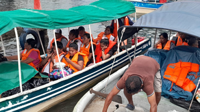 La AMP informa que desde el jueves se trasladaron 54 mil personas por la vía marítima.