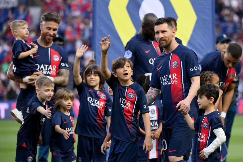 El PSG pierde en la despedida de Lionel Messi y Sergio Ramos&nbsp;