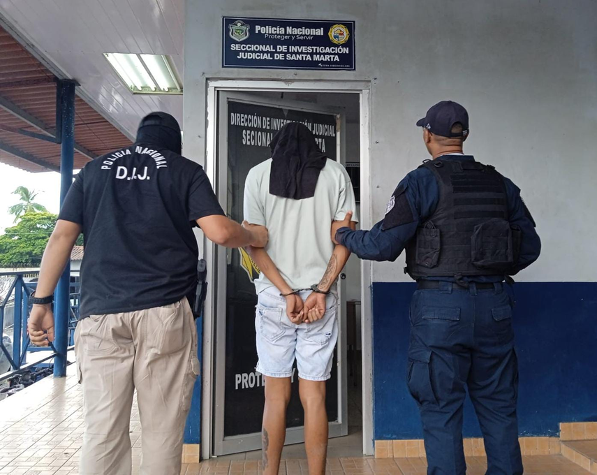 Aprehensión en el distrito de San Miguelito