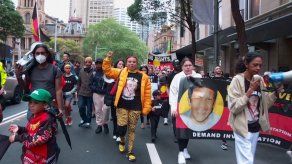 Protestas anticoloniales en Australia en el día de luto por la reina Isabel II