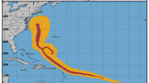 José se mantiene como huracán de categoría 1 alejado de EEUU