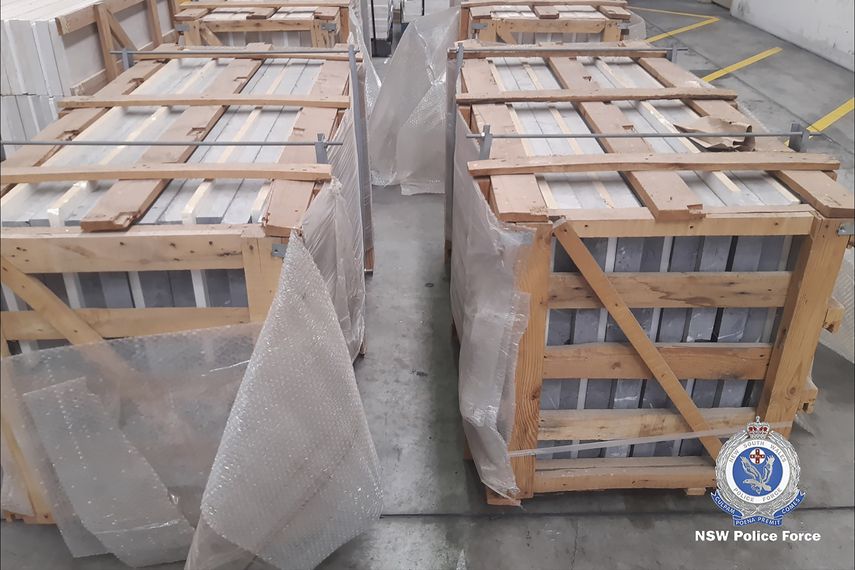 Fue la mayor incautación de ese tipo de droga en Australia.