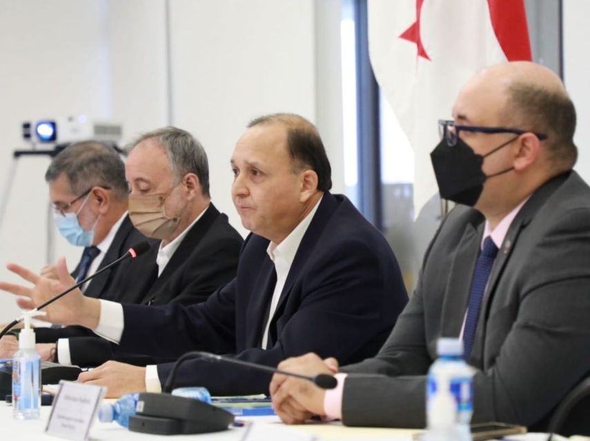 Los magistrados del Tribunal Electoral.