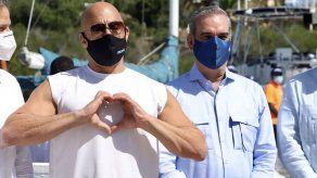 Vin Diesel se reúne con el presidente dominicano en la turística Puerto Plata