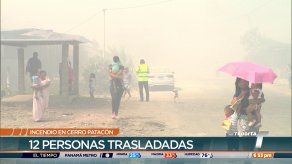 Residentes de Kuna Nega fueron evacuados por humo tóxico de incendio de Cerro Patacón