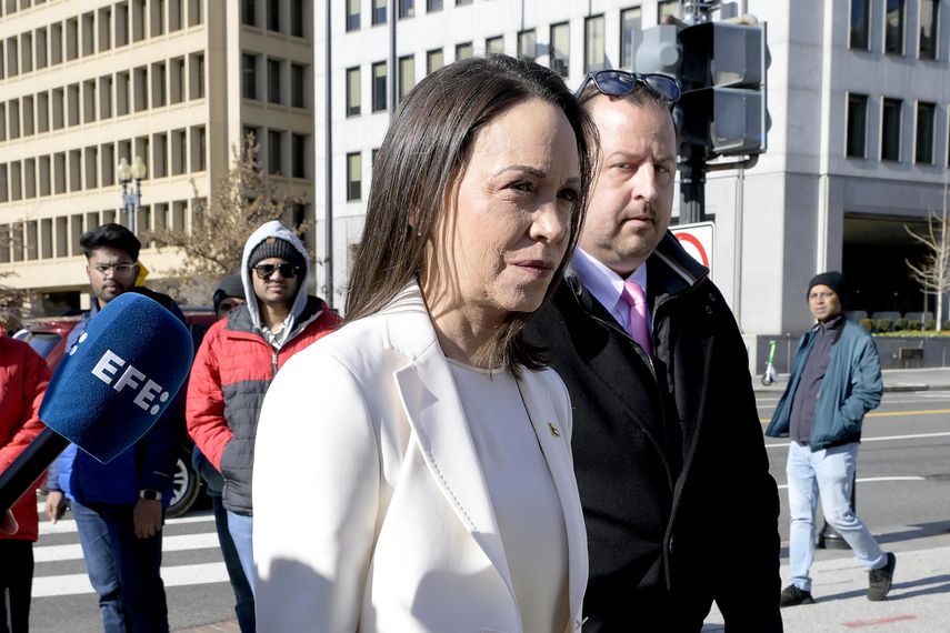 María Corina Machado en Washington.