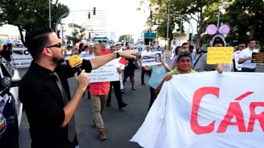 El Infiltrado en la marcha contra la corrupción