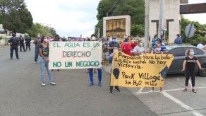 Moradores de Panamá Oeste protestan por el incumplimiento del Idaan y la falta de agua