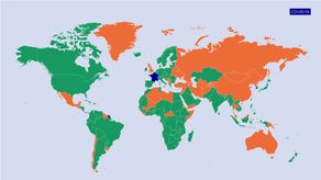 Los viajeros que procedan de países de la lista naranja, sólo podrán ingresar a Francia si tienen un motivo imperioso para hacerlo.