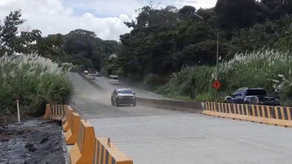 Carretera Panamericana a la altura de Loma Cová.