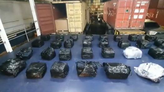 1,439 paquetes de droga.