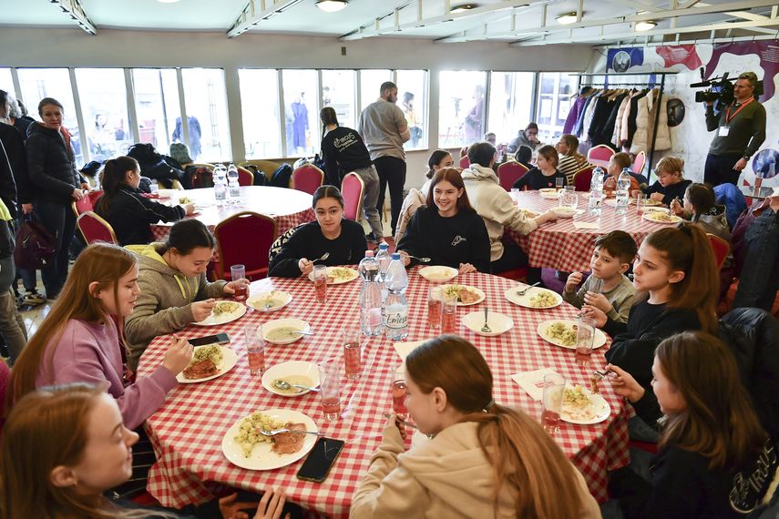 En esta instalación cercana a la sede de la municipalidad de Budapest
