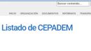 Listado de CEPADEM Listado de CEPADEM