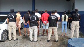 Detenidos en el operativo Jerónimo.