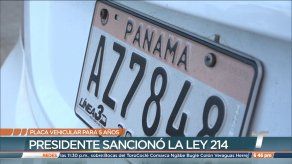 Placa vehicular tendrá una vigencia de 5 años