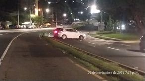 Cierre a la altura de la Universidad de Panamá.