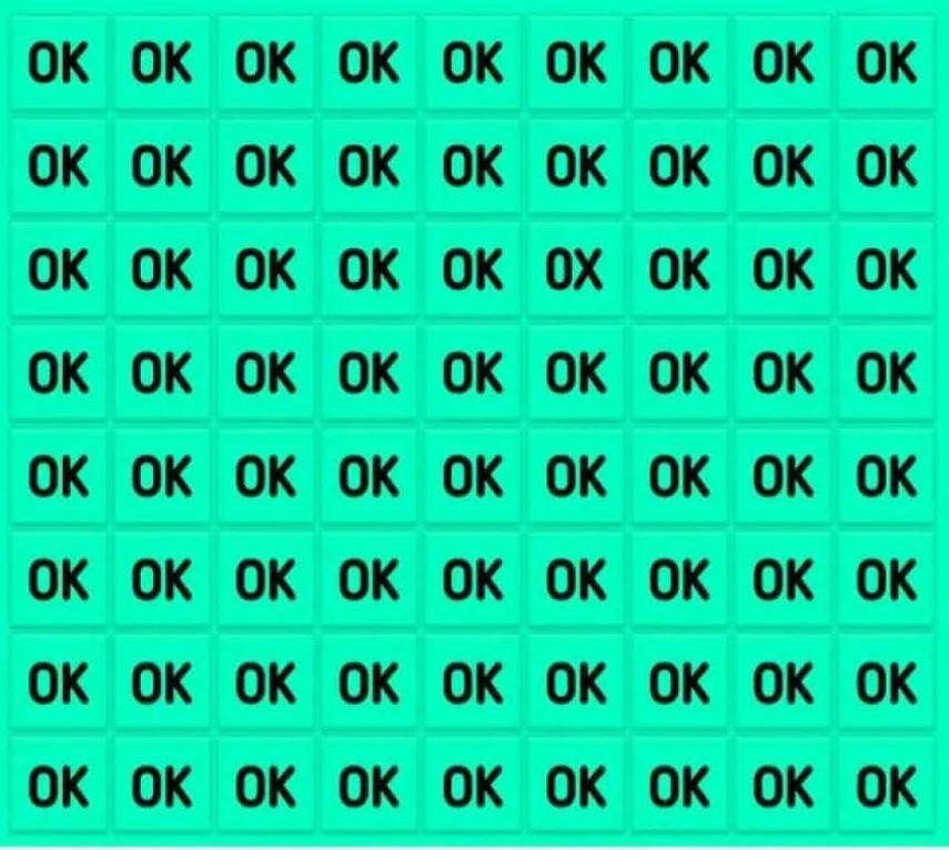 Resuelve este acertijo visual en solo 8 segundos. Resuelve este acertijo visual en solo 8 segundos.