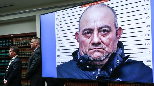 El capo de la droga colombiano Dairo Antonio Úsuga David, alias Otoniel.