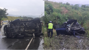 Accidente de tránsito registrado en Cañita de Chepo.