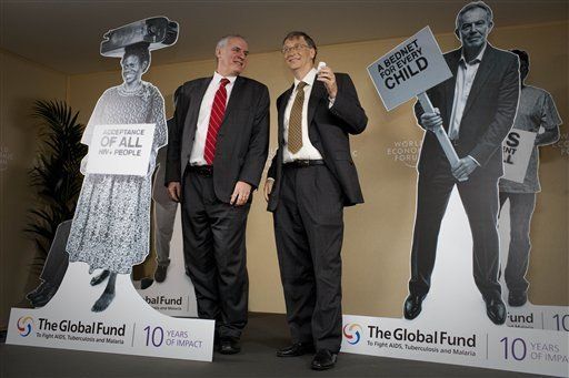 Desde Davos, Gates inyecta 750 millones al Fondo Mundial