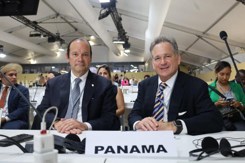 Representando a Panamá ministro de Ambiente junto al Canciller&nbsp;