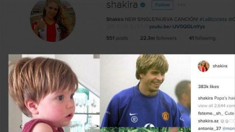 Shakira desvela enorme parecido entre Gerard Piqué y su hijo Sasha