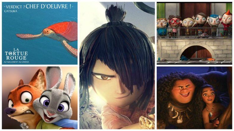 Películas animadas nominadas a los Premios Oscar 2017