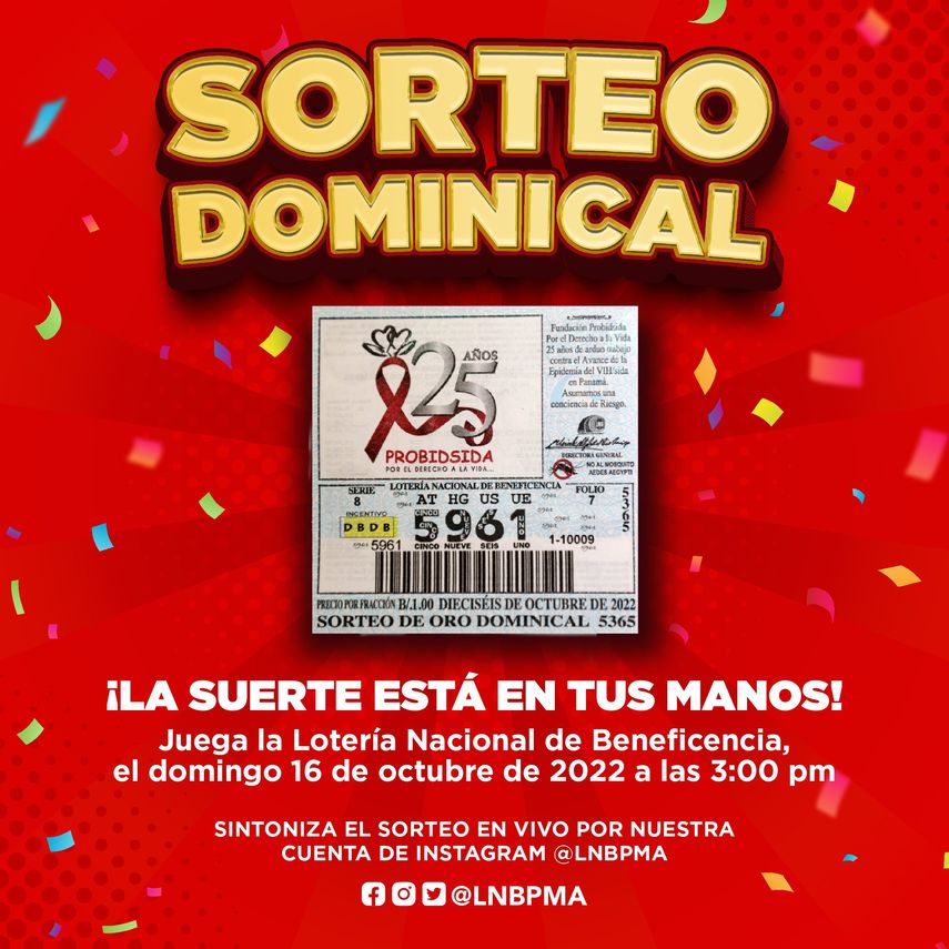 Lotería de Panamá: Horario y cómo ver el sorteo del 16 de octubre