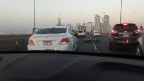 Reportan accidente en el tramo marino del Corredor Sur