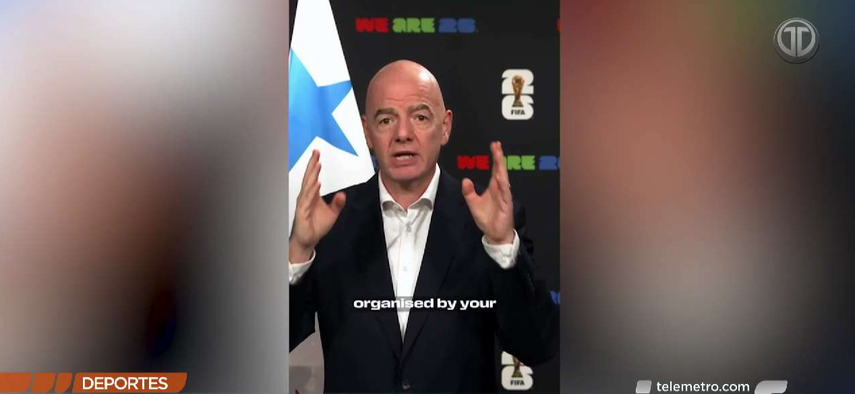 Presidente de la FIFA felicita a Panamá tras clasificar al Mundial 2026