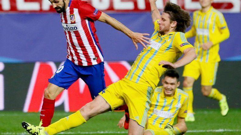 Atlético golea 4-0 al Astana en la Liga de Campeones
