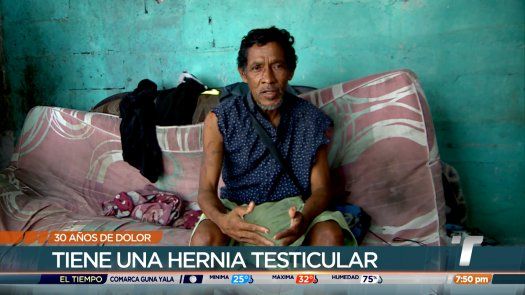 Solicitan apoyo para panameño que sufre fuertes dolores por hernia testicular