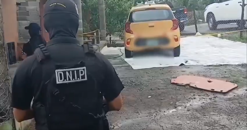 Policía Nacional ubica vehículo presuntamente utilizado en robo a agencia del IDAAN