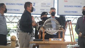 Vista de sorteo de la Lotería Nacional de Beneficencia.&nbsp;