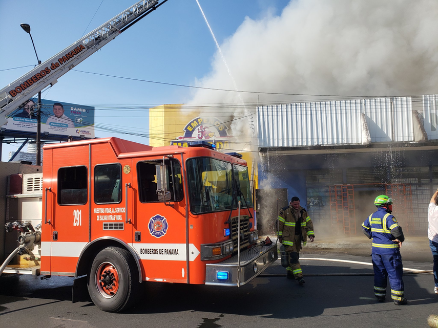 Incendio en Calidonia